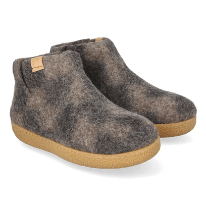 Rabara Maha Wolvilt Pantoffels Black/Diamond