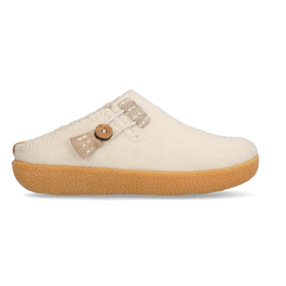 Sundara Wolvilt Pantoffels White Sundara Wolvilt Pantoffels White
