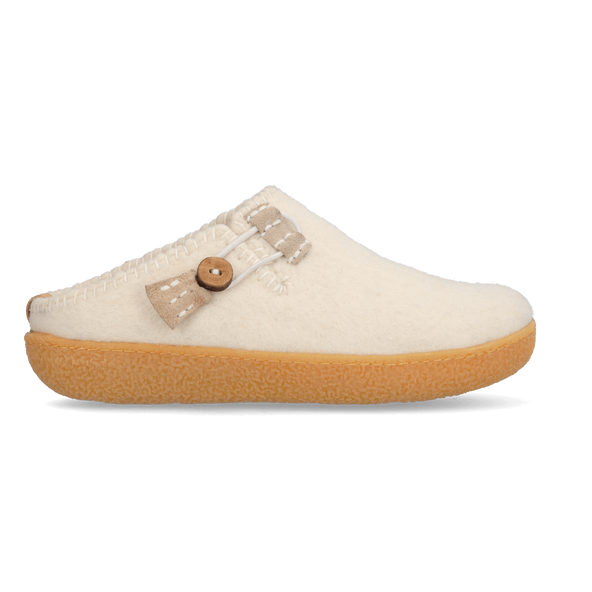 Sundara Wolvilt Pantoffels White Sundara Wolvilt Pantoffels White