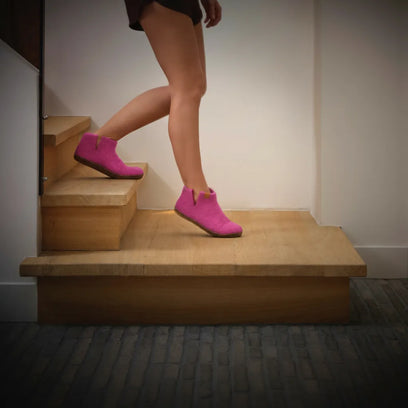 Mula Wolvilt Sloffen Pink