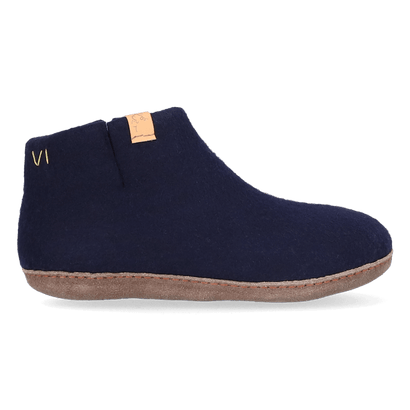 Mula Wolvilt Sloffen Navy Blue