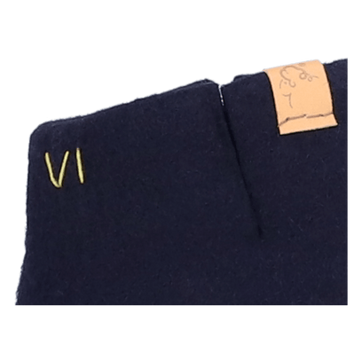 Mula Wolvilt Sloffen Navy Blue