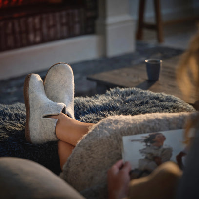 Mula Wolvilt Sloffen Natural Delta