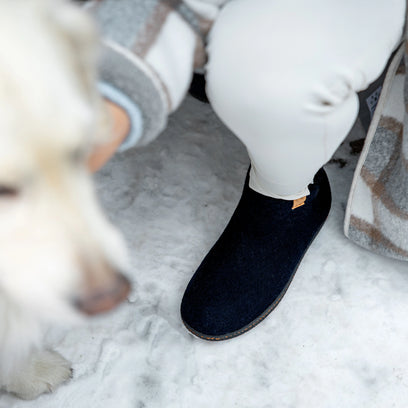 Rabara Wolvilt Sloffen Black