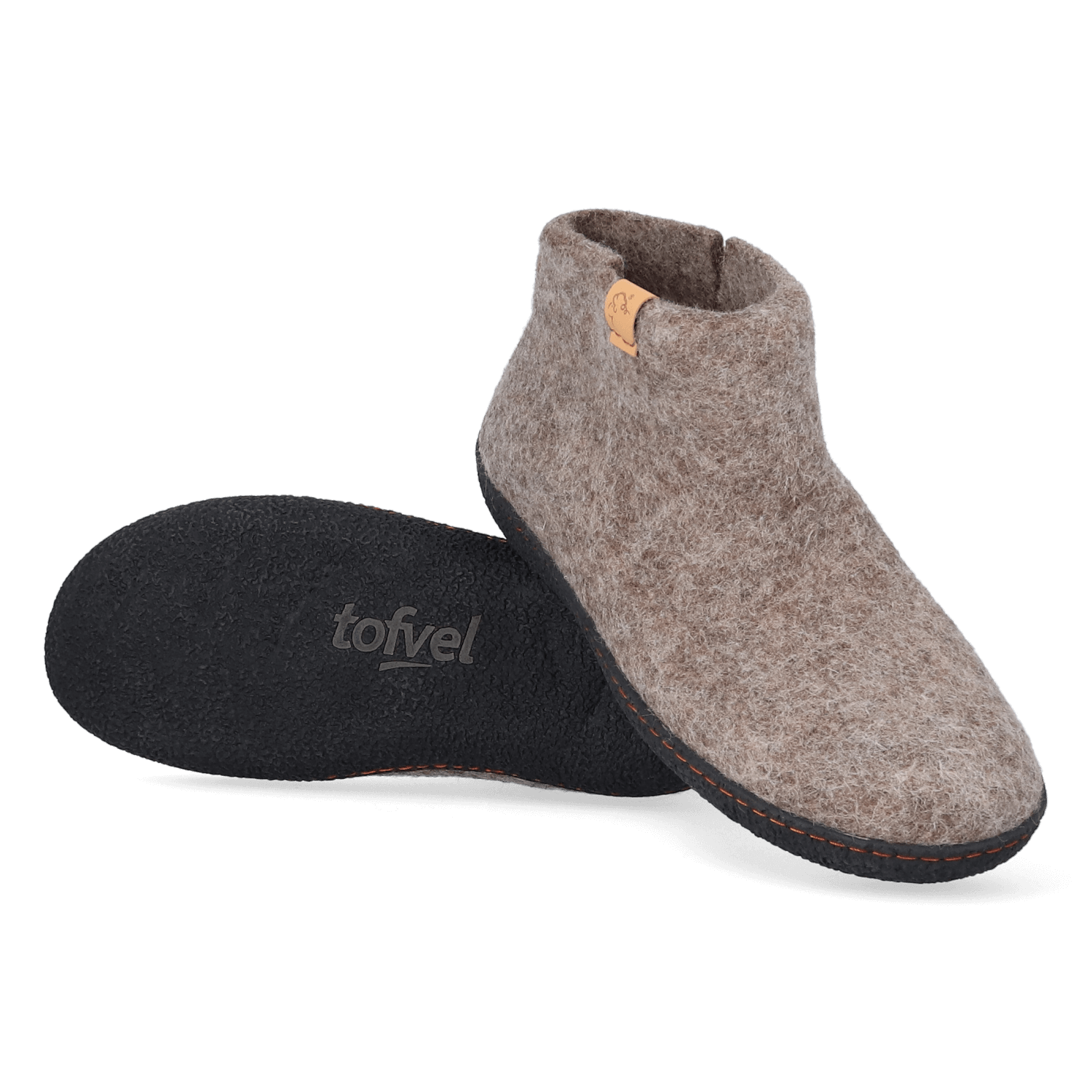 Tofvel Rabara Wolvilt Sloffen Natural Delta Beige Wolvilt TF200099 Tofvel Rabara Wolvilt Sloffen Natural Delta Beige Wolvilt TF200099