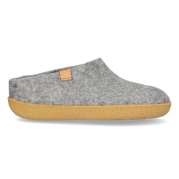 Slipa Maha Wolvilt Instap Pantoffels Marbled Ligt Grey