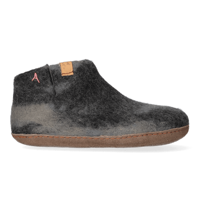 Mula Lungta Wolvilt Sloffen Black/Grey