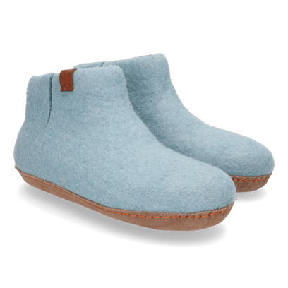 Mula Wolvilt Sloffen Light Blue