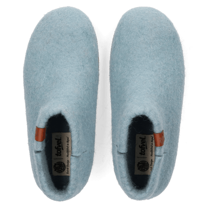 Mula Wolvilt Sloffen Light Blue