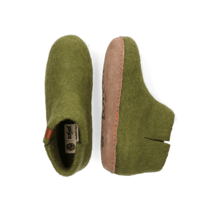 Mula Wolvilt Sloffen Olive Green