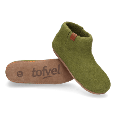 Mula Wolvilt Sloffen Olive Green