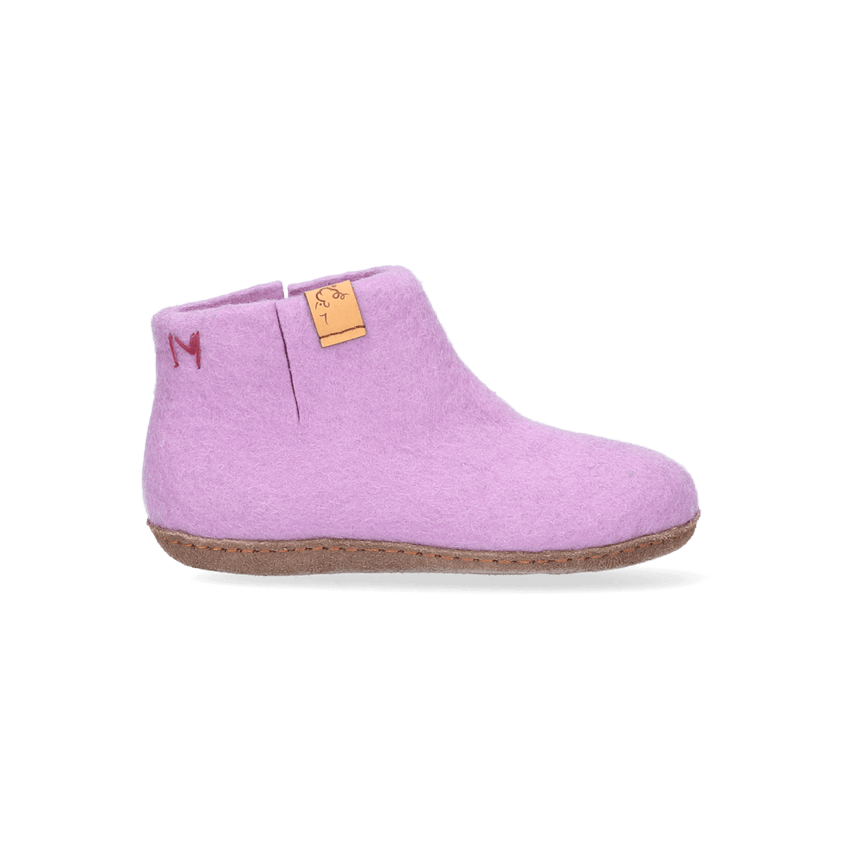 Luna Kids Wolvilt Sloffen Lilac