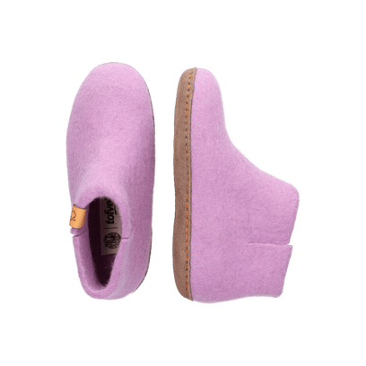 Luna Kids Wolvilt Sloffen Lilac