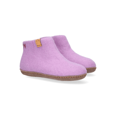 Luna Kids Wolvilt Sloffen Lilac