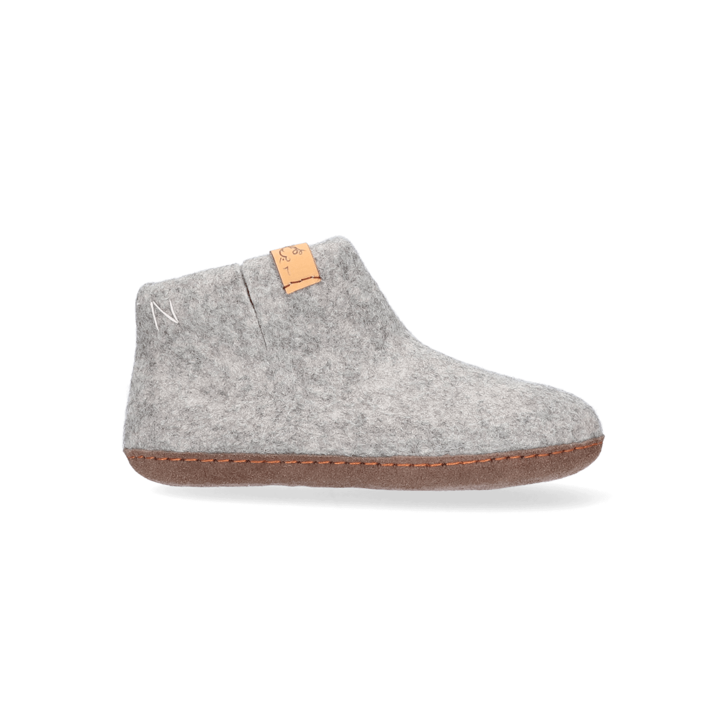 Bisgaard Kid's Casual Wool Pantoffels grijs Bisgaard Kid's Casual Wool Pantoffels grijs