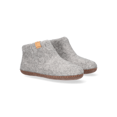 Luna Kids Wolvilt Sloffen Marbled Light Grey