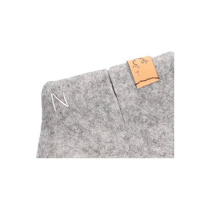 Luna Kids Wolvilt Sloffen Marbled Light Grey