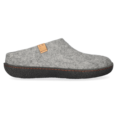 Slipa Wolvilt Instap Pantoffels Marbled Light Grey